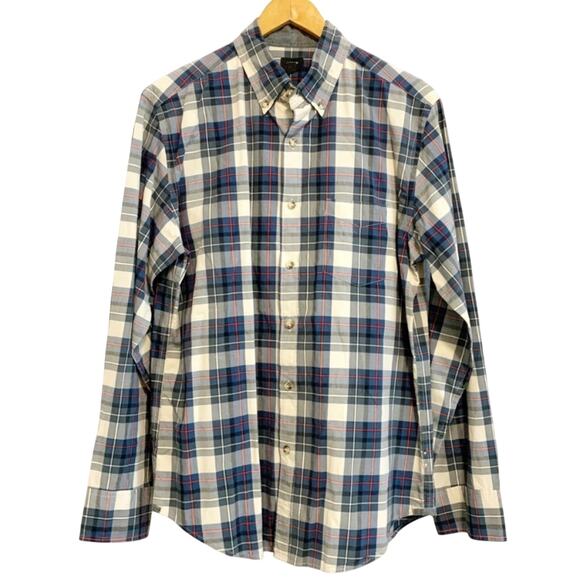 J. Crew Men’s Slim Fit Tartan Plaid Button Down Shirt - Picture 1 of 8